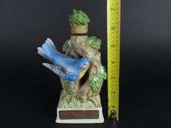 Bud Hastin Collectors Art Bluebird Cologne Decanter with Contents