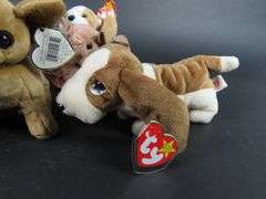 Lot of 8 Collectible Ty Beanie Baby Plush