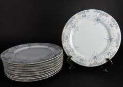 Lot of 10 Imperial China by W. Dalton "Seville" Dinner Plates