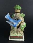 Bud Hastin Collectors Art Bluebird Cologne Decanter with Contents
