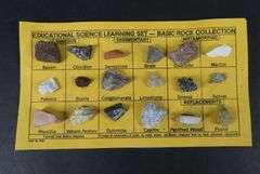 Educational Science Learning Set Basic Rock Collection