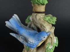 Bud Hastin Collectors Art Bluebird Cologne Decanter with Contents
