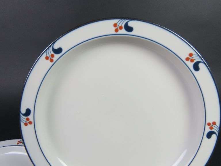 Lot of 2 Dansk "Aalborg (Red Berries)" 8.75" Salad Plates
