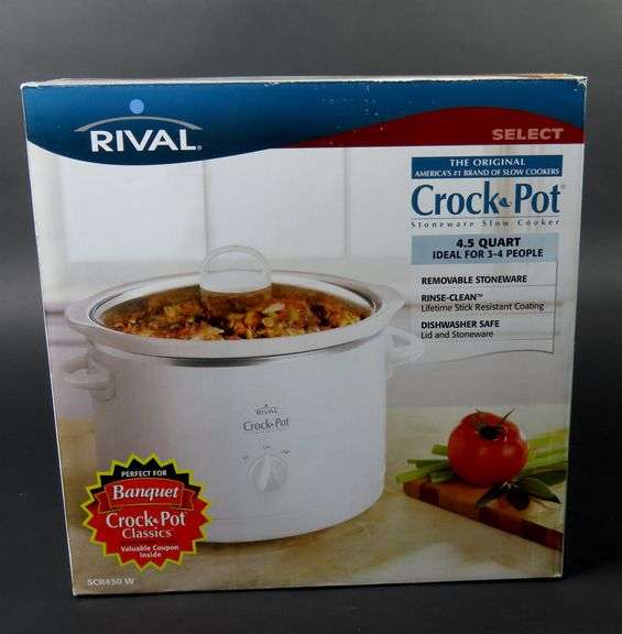 Rival 4.5 Quart Crock Pot in Original Box