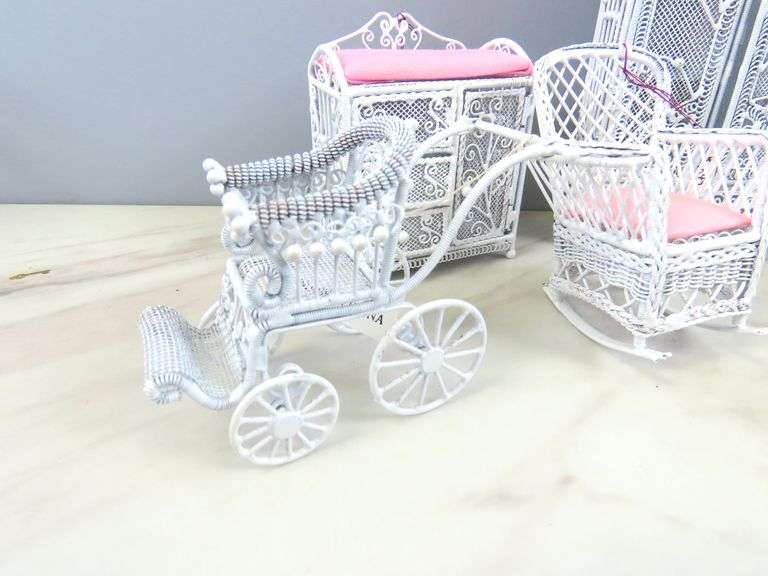 Collection of Metal Doll House Furniture