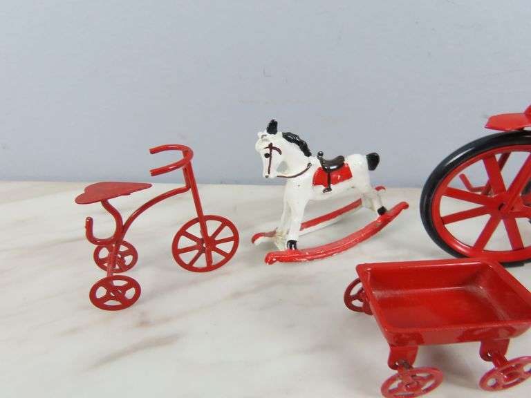Grouping of Midwest Miniature Metal Toys