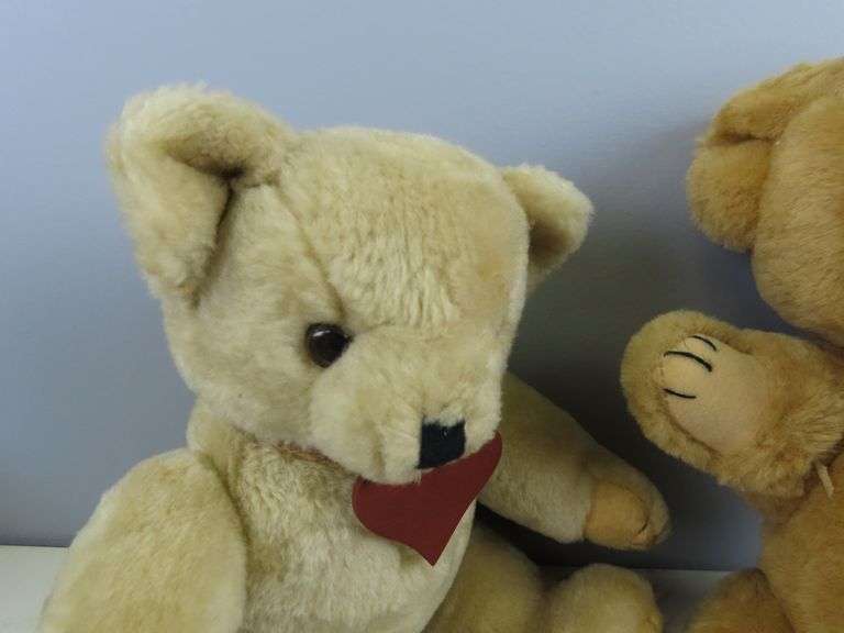 Lot of 2 Jointed Teddy Bears