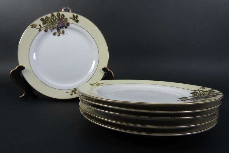 Lot of 6 Noritake Handpainted 7" Plates - Made in Japan