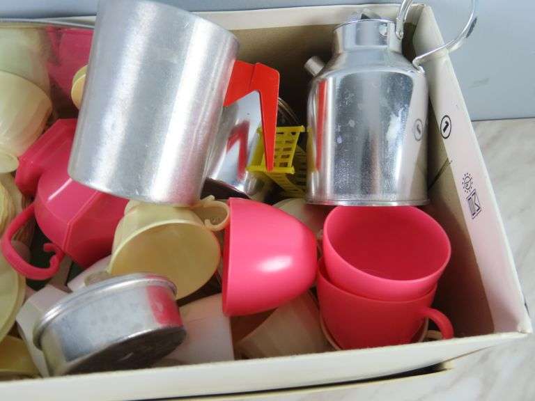 Lot of Vintage Childs Play Set Parts