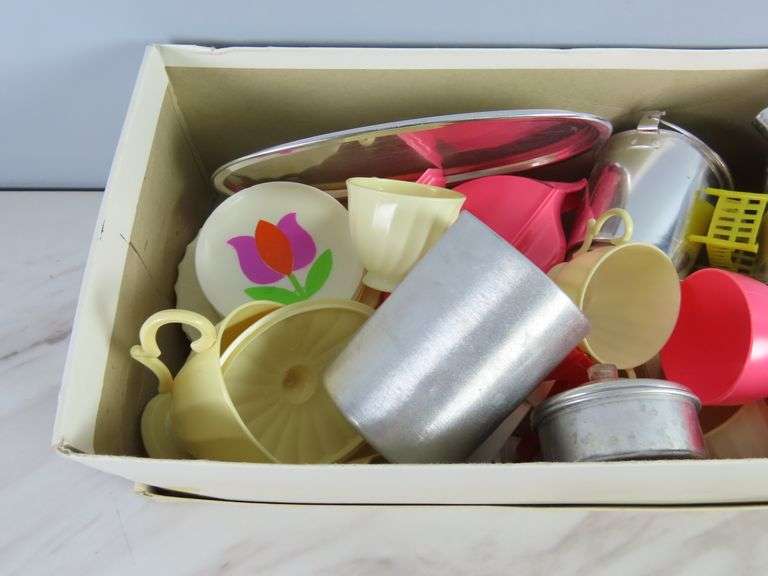 Lot of Vintage Childs Play Set Parts