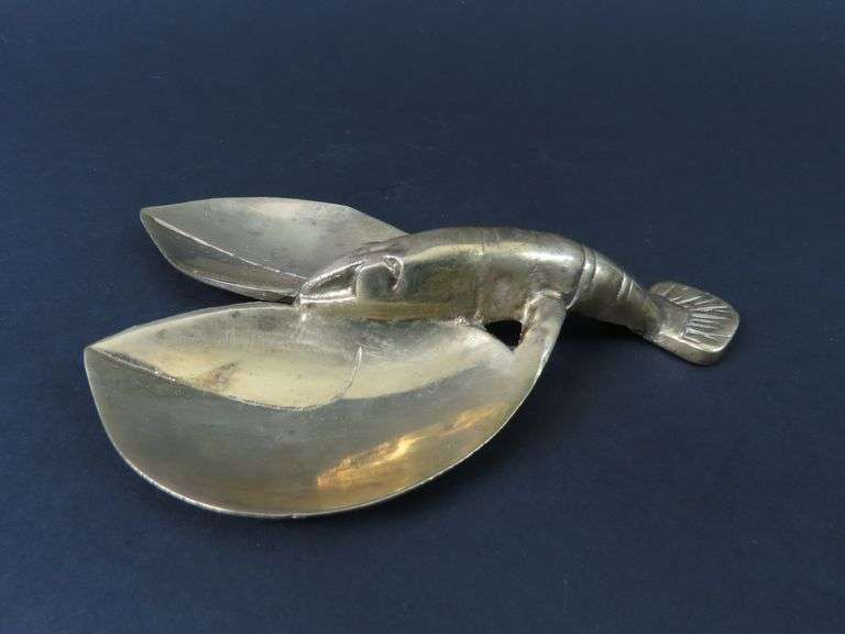 Brass Lobster Trinket Dish