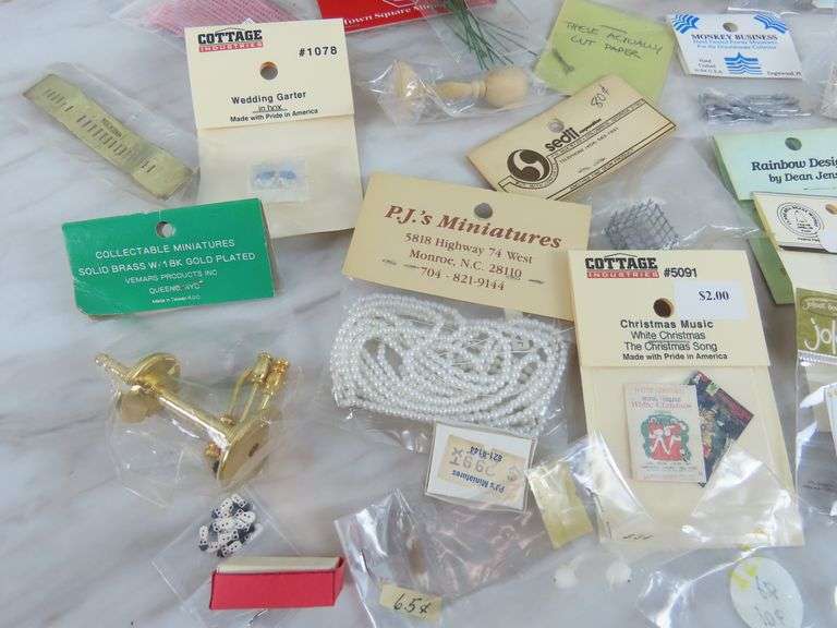 Another Big Lot of Doll House Miniatures