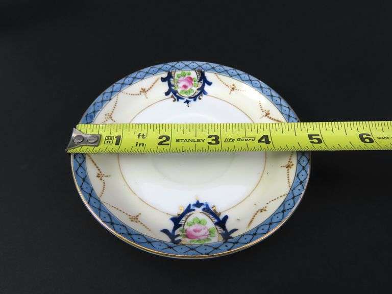 Lot of 8 Noritake Handpainted Chocolate Cups & Saucers - Made in Japan