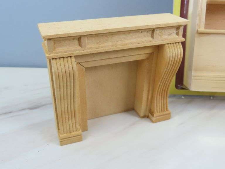 Lot of Wooden Doll House Furniture