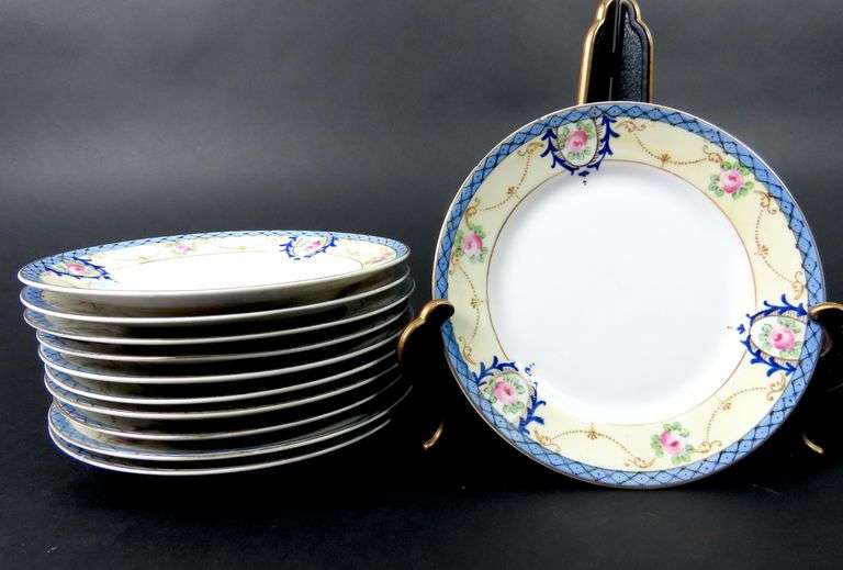 Lot of 6 Antique Noritake Dessert Plates - Made in Japan