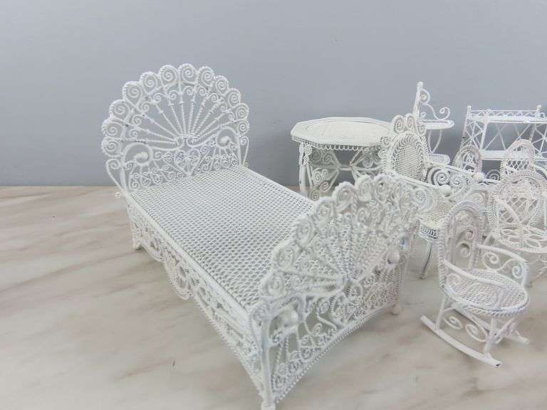 Big Lot of Metal Doll House Furniture