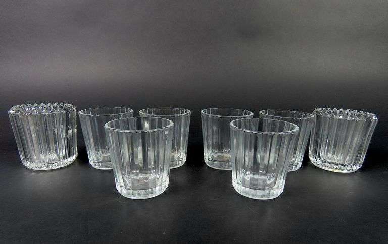 Mixed Lot of 8 Glass Votive Holders