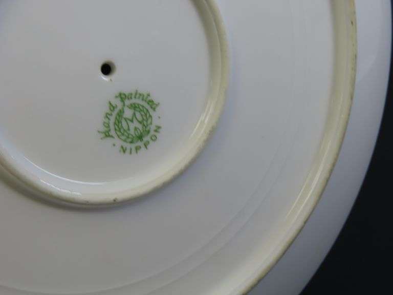 Vintage Handpainted Nippon 2 Tiered Serving Plate - Made in Japan