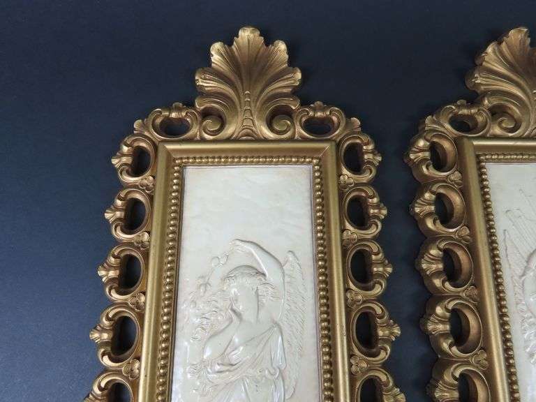 Pair of Vintage Homco Wall Hangings