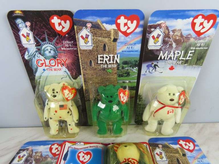 Lot of 6 Ronald McDonald House Collectible Ty Beanie Babies