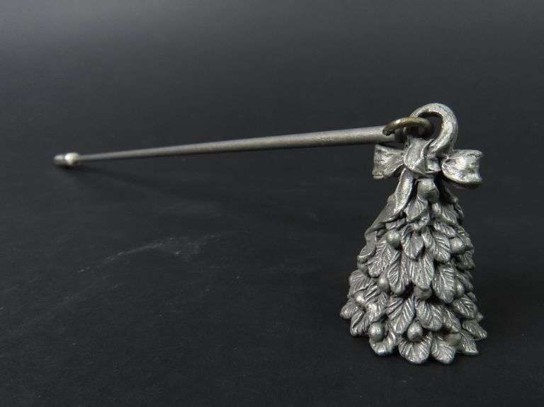 Pewter Christmas Tree Candle Snuffer