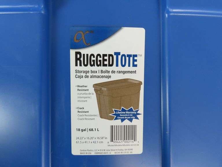 Mixed Lot of 3 Storage Totes