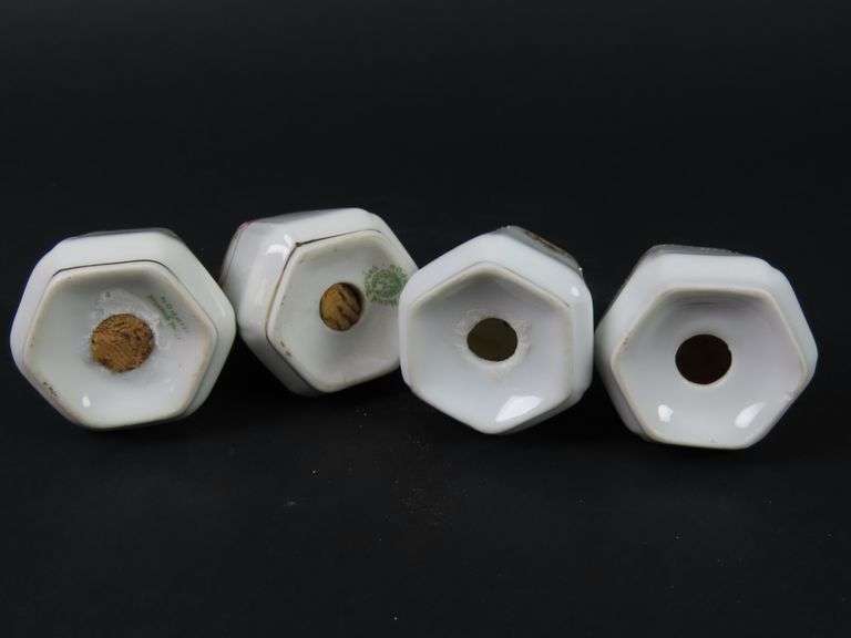 Mixed Lot of 4 Handpainted Nippon Salt & Pepper Shakers