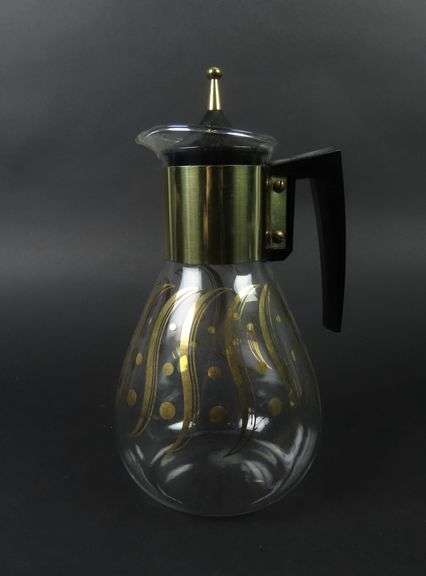 Vintage Mid-Century Glass Coffee Carafe
