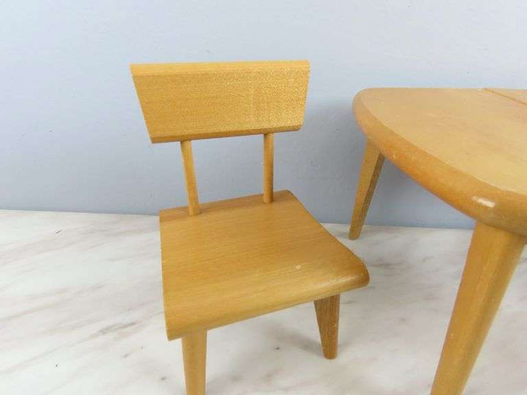 Vintage Strombecker Table with 2 Chairs