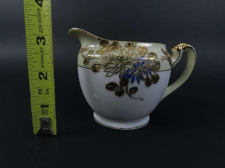 Lot of 3 Noritake Handpainted Teapot with Sugar & Creamer - Made in Japan