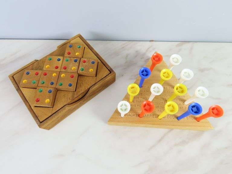 Lot of 2 Wooden Games