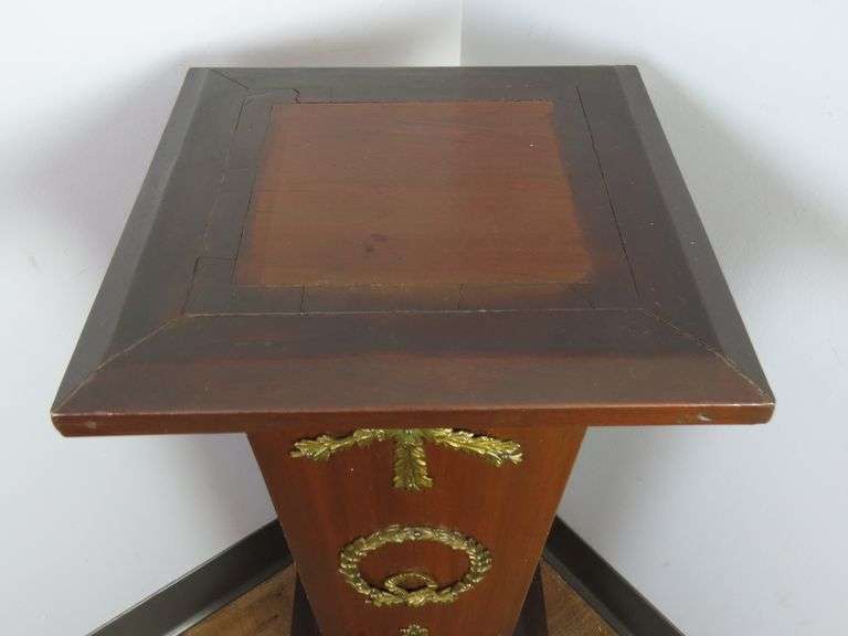 Antique Pedestal Plant / Candle Stand