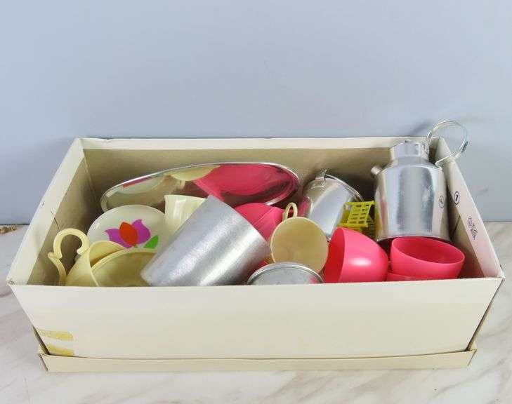 Lot of Vintage Childs Play Set Parts
