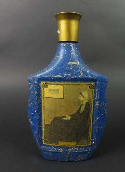 Collectible "Whistlers Mother" Empty Liquor Decanter