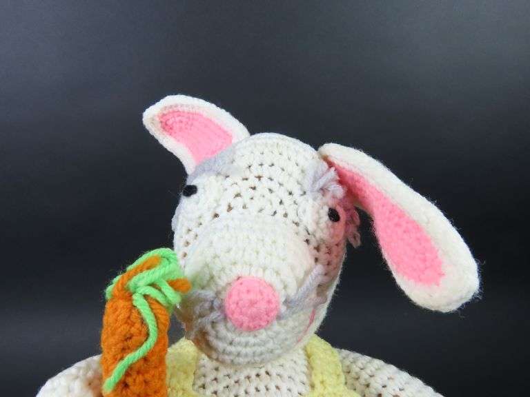 Handcrafted Knit Rabbit Plush Doll