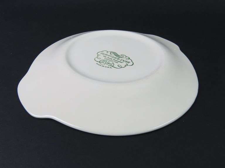 Currier & Ives "The Rocky Mountains" Double Handled Serving Plate
