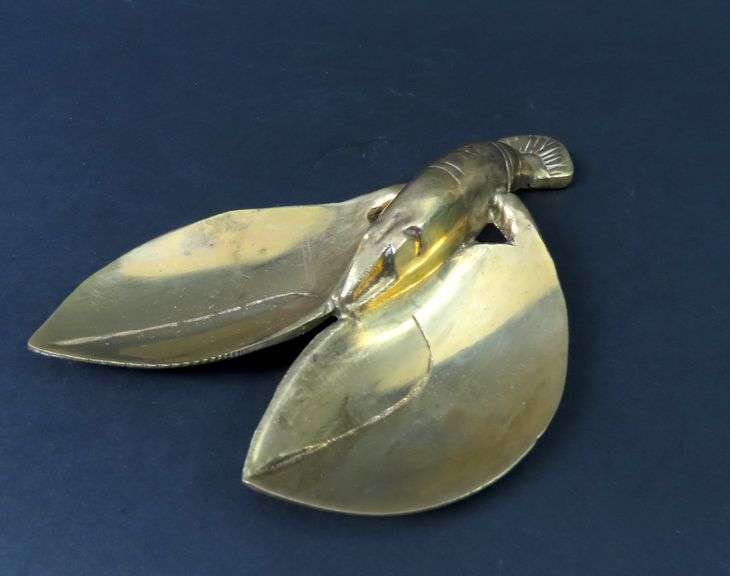 Brass Lobster Trinket Dish