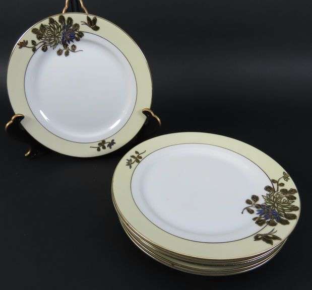 Lot of 6 Noritake Handpainted 7" Plates - Made in Japan