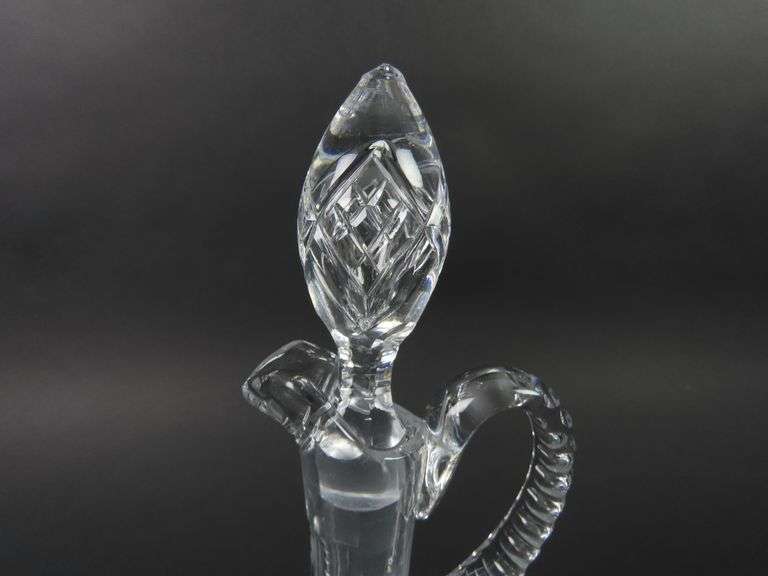 Vintage Cut Crystal Decanter with Stopper