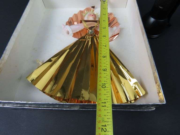 Vintage Foil Angel Christmas Décor