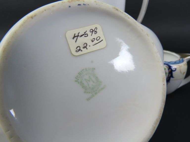 Noritake Chocolate Pot with Lidded Sugar & Creamer - Made in Japan