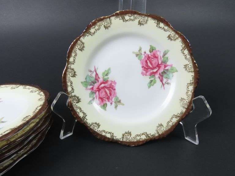 Lot of 6 Weelock Bread Plates - Made in Vienna Austria