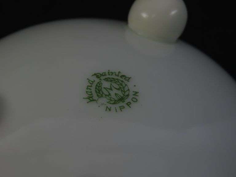 Vintage Handpainted Nippon Footed Bowl - Made in Japan
