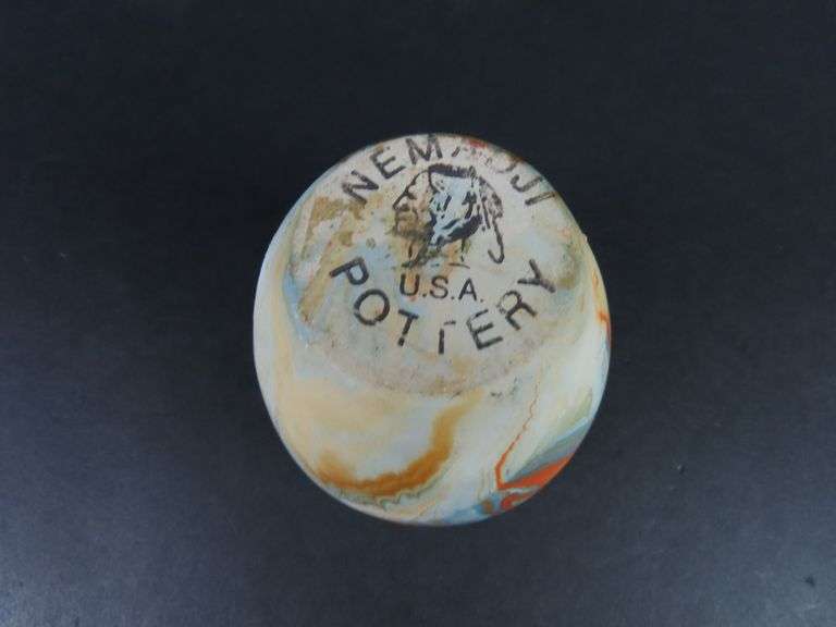 Small Nemadji Pottery Vase - Made in USA