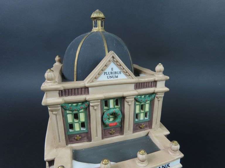 Dept. 56 "First Metropolitan Bank" Christmas in the City House