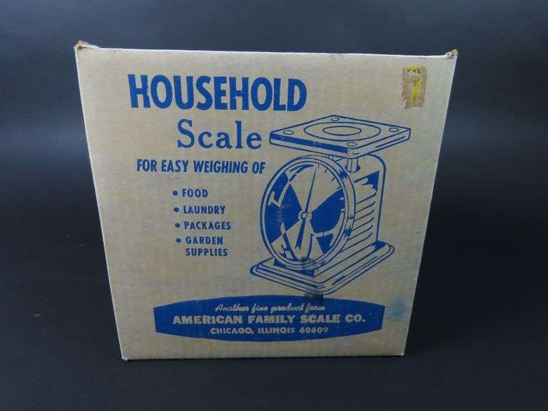 Vintage American Family Scale Co. Household Scale in Original Box