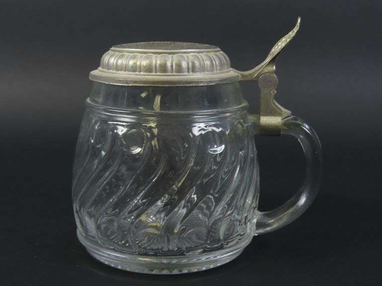 Vintage BMF Bierseidel Lidded Beer Stein