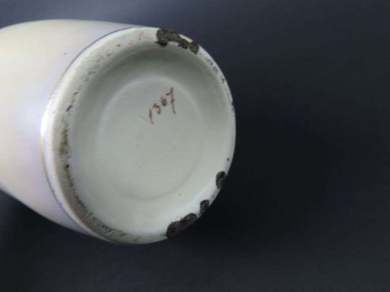 Antique Handpainted Tall Blackberry Vase #2 - See Description