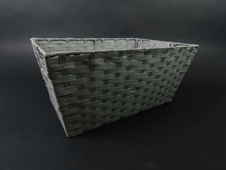Metal Reinforced Woven Basket