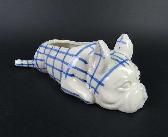 Mark D. Stakes for Anthropology Ceramic Dog Planter
